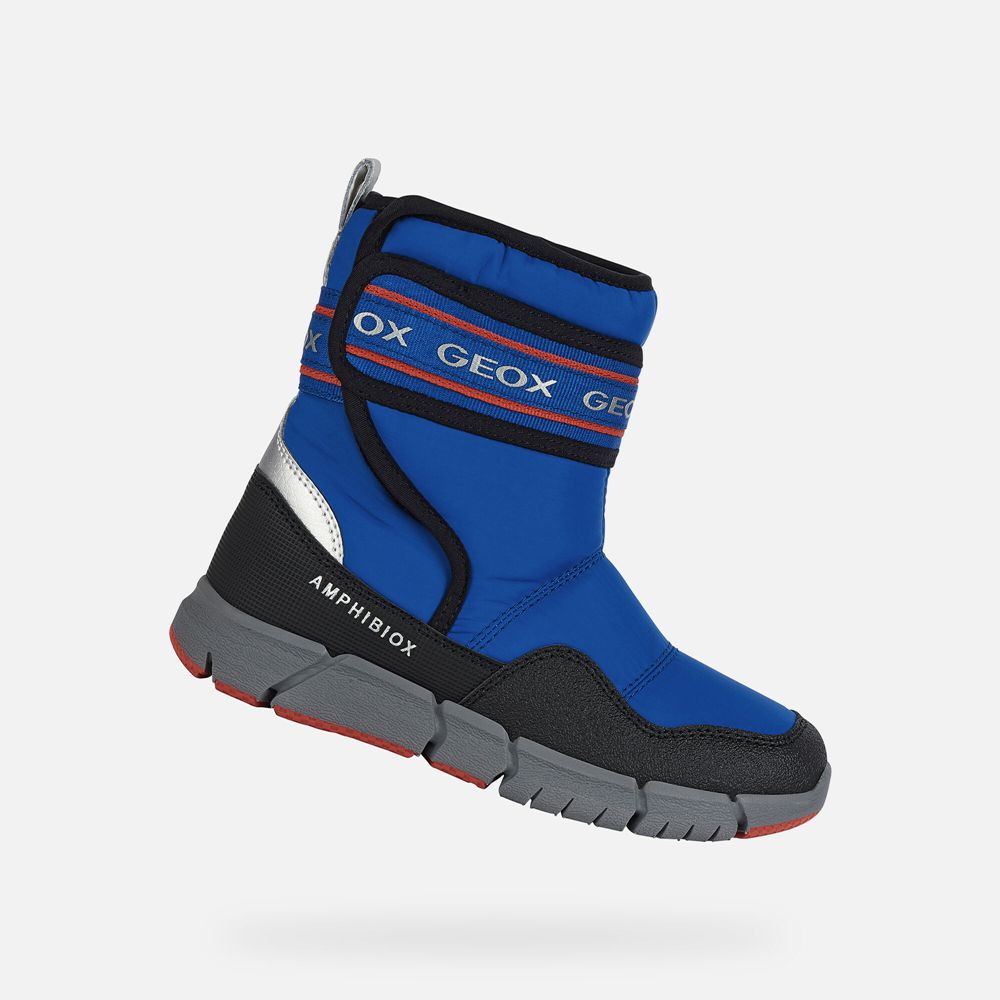 Bottes Geox Flexyper Abx - Bleu - Garcon 281306-KLA